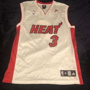 Dwayne Wade Adidas Miami Heat Jersey Medium